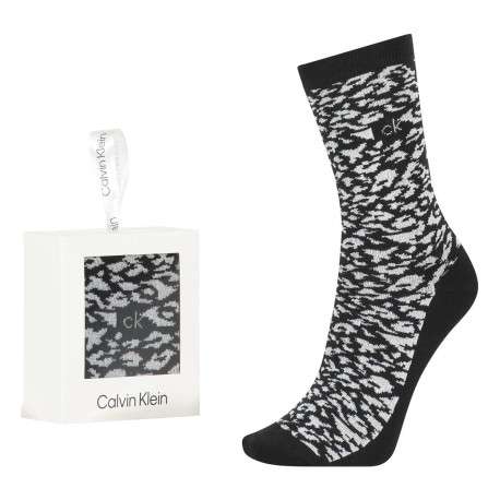 Chaussettes noires et grises fantaisies