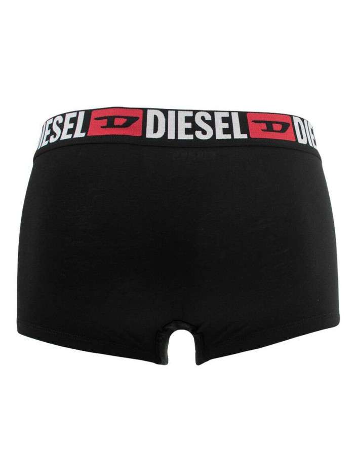 Lot de 3 Boxers multicolores en coton avec taille élastiquée et marque - Image 2