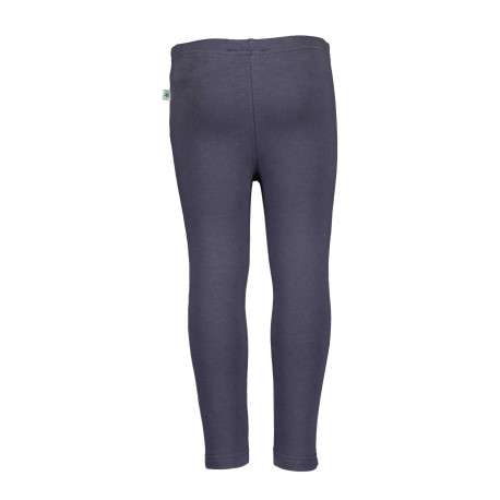 Legging anthracite en coton uni coupe slim