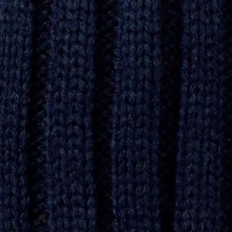 Bonnet marine à revers à rayures et à pompons interchangeables - Image 2