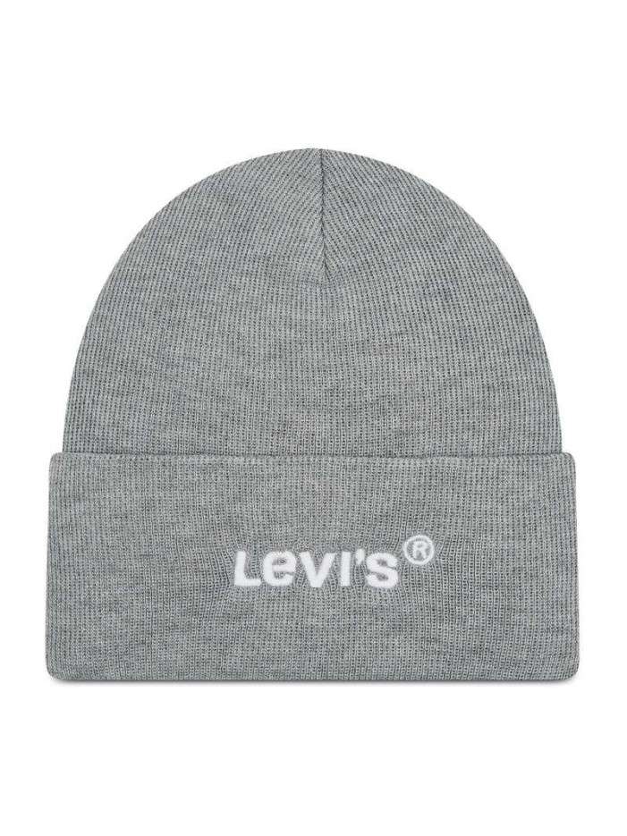 Bonnet gris uni avec logo...