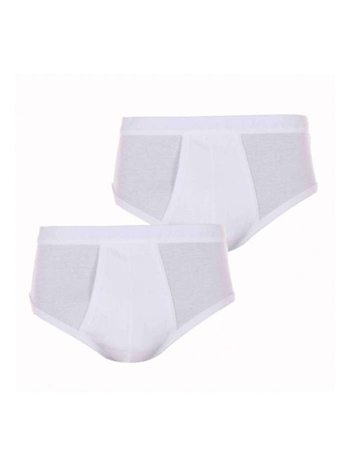 Lot de 2 slips blancs en...