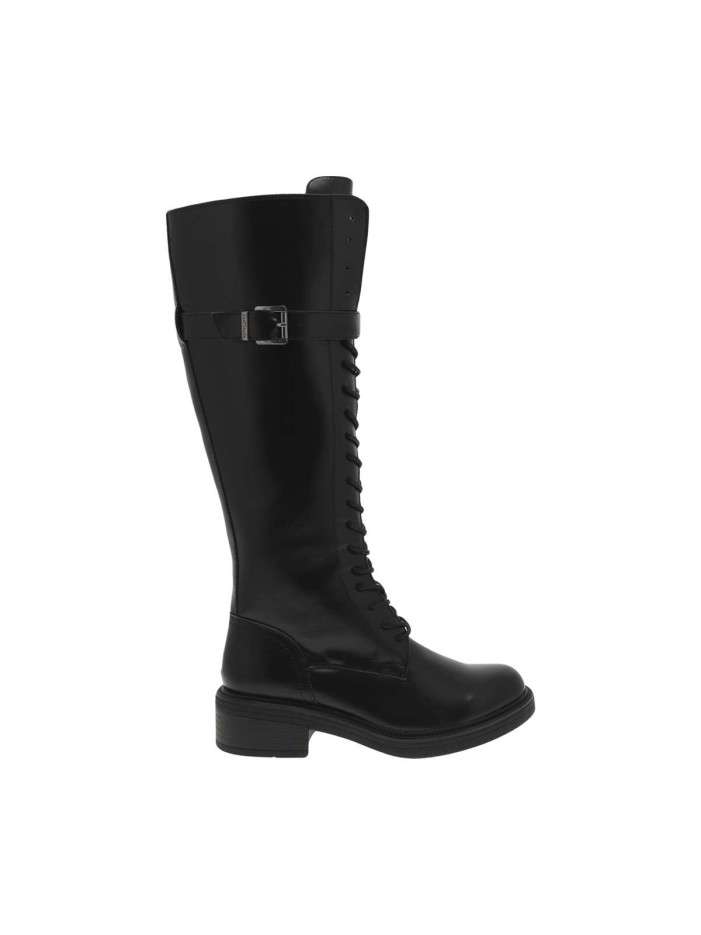 Bottes ROSSA en cuir noir à...
