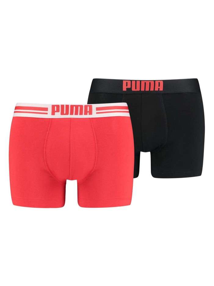 Lot de 2 boxers rouge et...