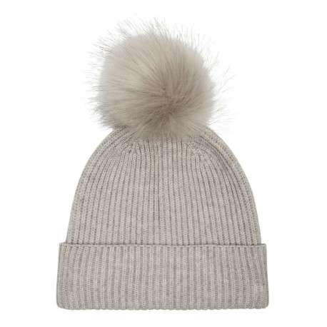 Bonnet femme gris