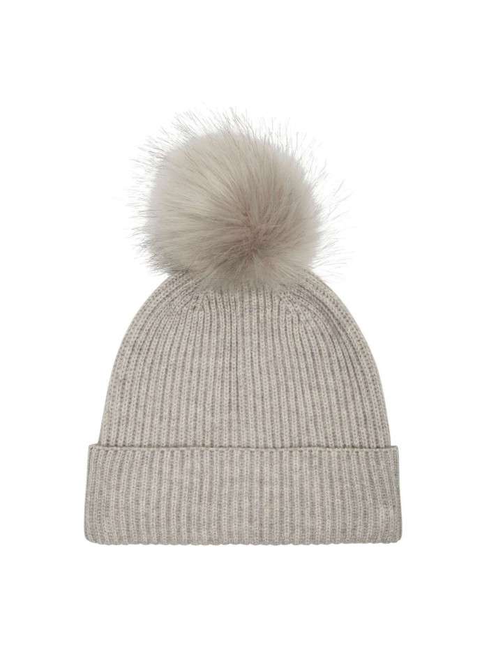 Bonnet femme gris