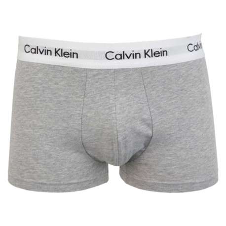 Lot de 3 Boxers en coton multicolores unis avec taille élastiquée et marque - Image 11