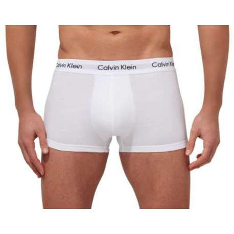 Lot de 3 Boxers en coton multicolores unis avec taille élastiquée et marque - Image 12
