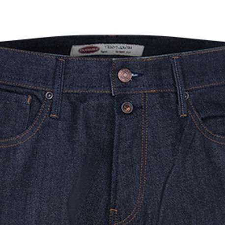 Jean 5 poches skinny en coton brut uni - Image 4