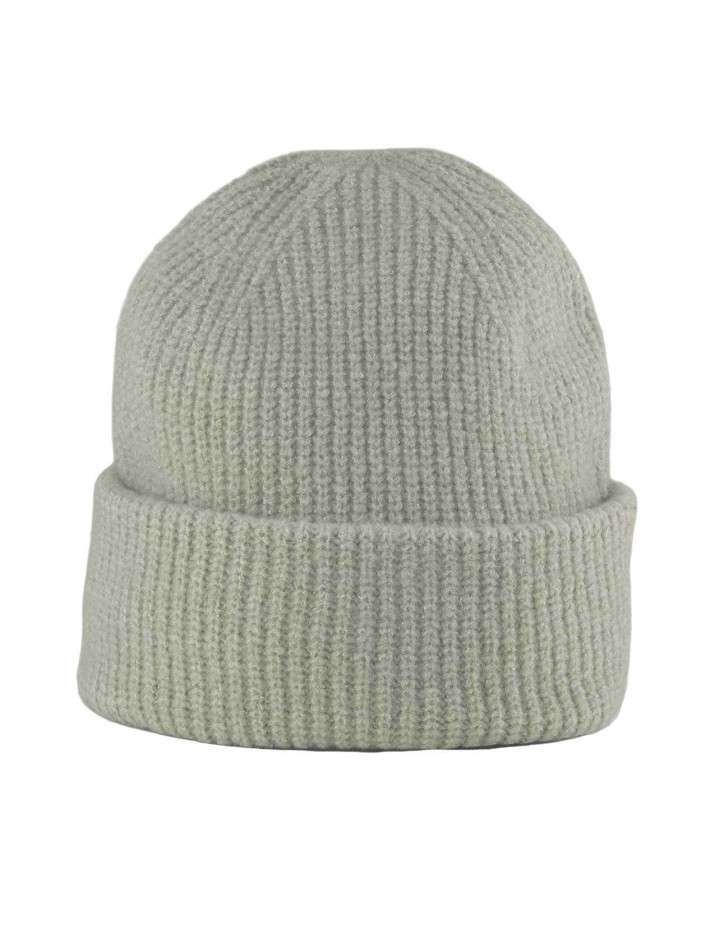 Bonnet vert d'eau à revers