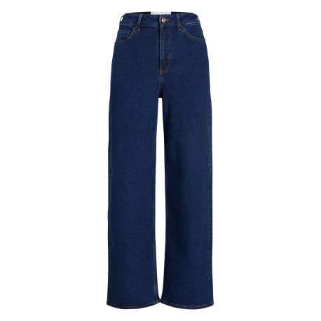 Jean Tokyo Wide bleu en coton uni avec une coupe droite - Image 2