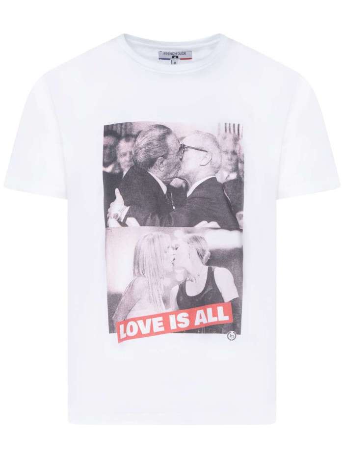 T-shirt blanc en coton...