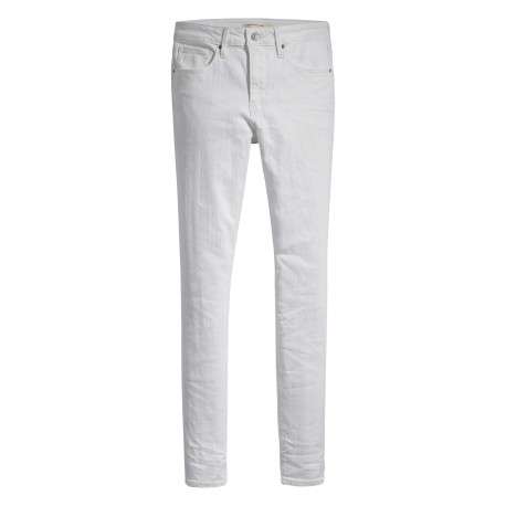 Jean 721™ High Rise Skinny blanc en coton uni avec une coupe skinny