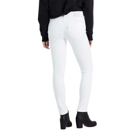 Jean 721™ High Rise Skinny blanc en coton uni avec une coupe skinny - Image 2