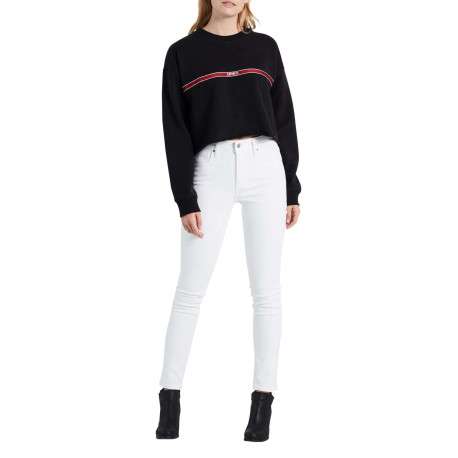 Jean 721™ High Rise Skinny blanc en coton uni avec une coupe skinny - Image 3