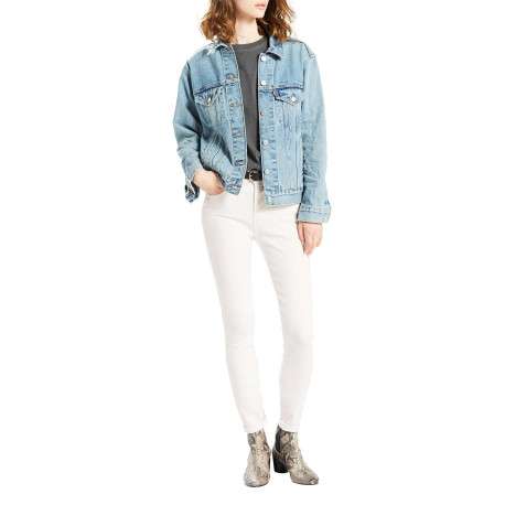 Jean 721™ High Rise Skinny blanc en coton uni avec une coupe skinny - Image 6