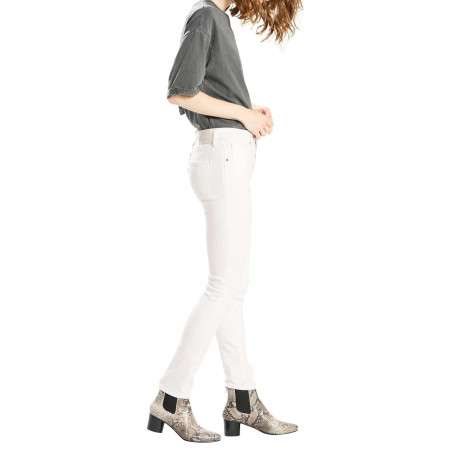 Jean 721™ High Rise Skinny blanc en coton uni avec une coupe skinny - Image 7