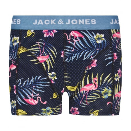 Lot de 3 Boxers classiques en coton multicolores imprimés avec imprimé floral - Image 5
