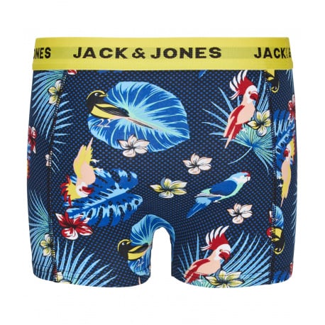 Lot de 3 Boxers classiques en coton multicolores imprimés avec imprimé floral - Image 7