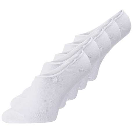 Lot de 5 paires de soquettes blanches unies basses et identiques - Image 2