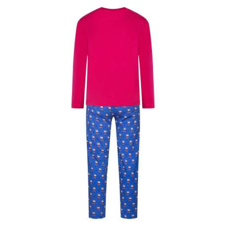 Pyjama multicolore à imprimés en coton - Image 2