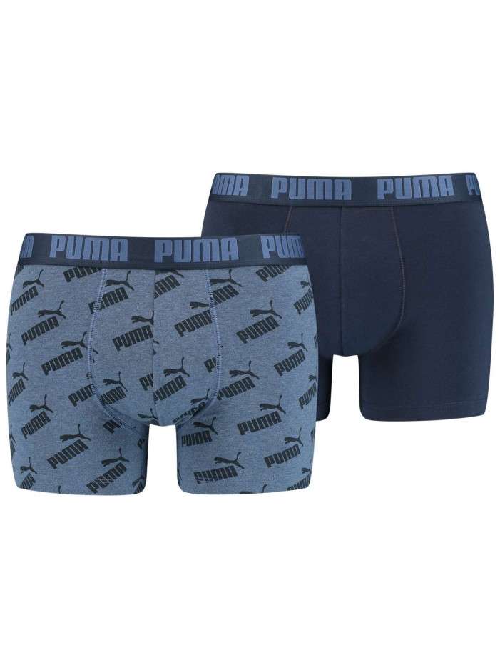 Lot de 2 boxers coton bleus...