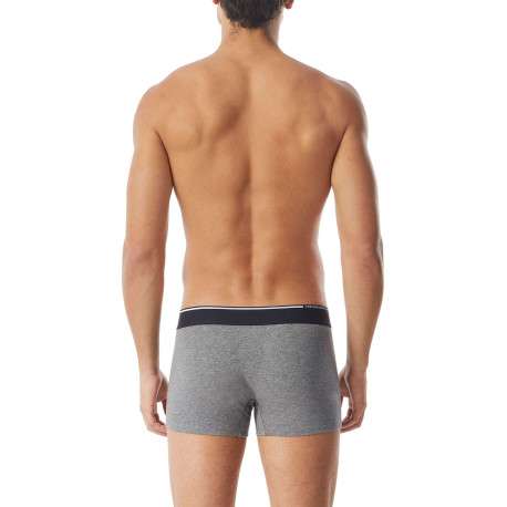 Lot de 2 boxers classiques bicolores, en coton et coupe classique - Image 3