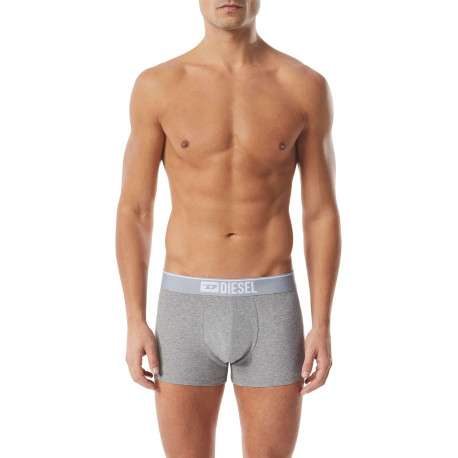Lot de 3 boxers classiques multicolores en coton stretch avec une taille élastiquée - Image 2