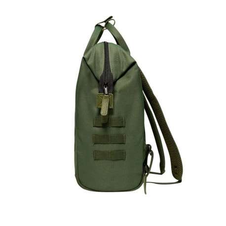 Sac à dos kaki Seoul avec logo de la marque et poches interchangeables - Image 6