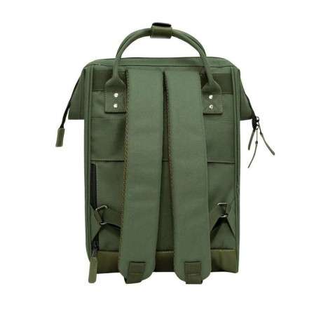 Sac à dos kaki Seoul avec logo de la marque et poches interchangeables - Image 8