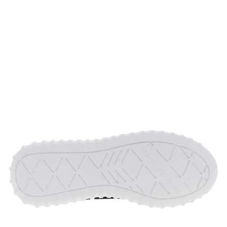 Baskets running blanches avec talon compensé et soufflet élastiqué - Image 7