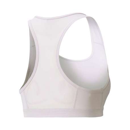 Brassière lilas fantaisie coupe près du corps avec un col rond et le logo floqué pailletté - Image 2
