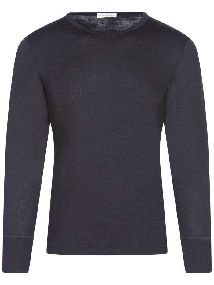 T-Shirt noir uni en coton...