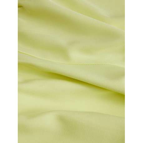 Pantalon de jogging jaune uni coupe évasée et taille élastiquée - Image 10