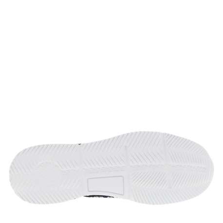 Baskets Running bleu marine slip-on avec logo sur les côtés et talon semi-compensé - Image 6