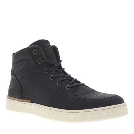 Boots noires en cuir