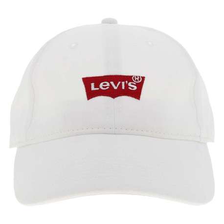 Casquette blanche en coton unie