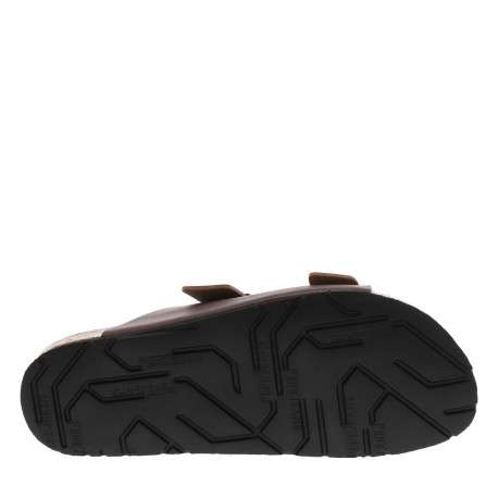 Mules marron avec talon plat à double boucle à ardillon - Image 6