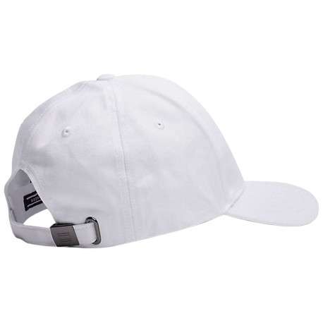 Casquette Classic Bb Cap blanche en coton avec drapeau brodé - Image 2