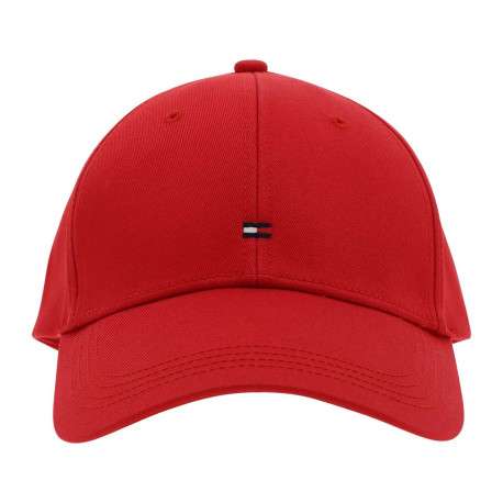 Casquette Classic Bb Cap rouge en coton avec drapeau brodé - Image 2