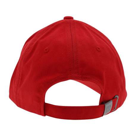 Casquette Classic Bb Cap rouge en coton avec drapeau brodé - Image 3