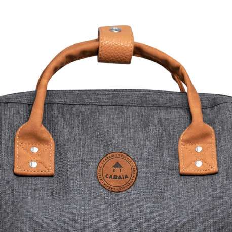 Sac à dos Londres anthracite uni avec des poches interchangeables - Image 10