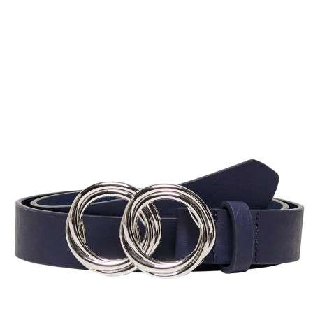 Ceinture marine double boucle unie