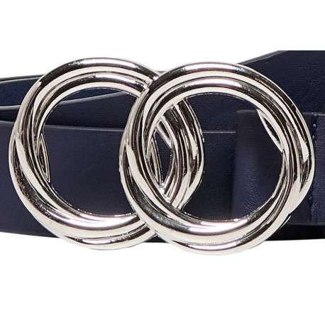 Ceinture marine double boucle unie - Image 3