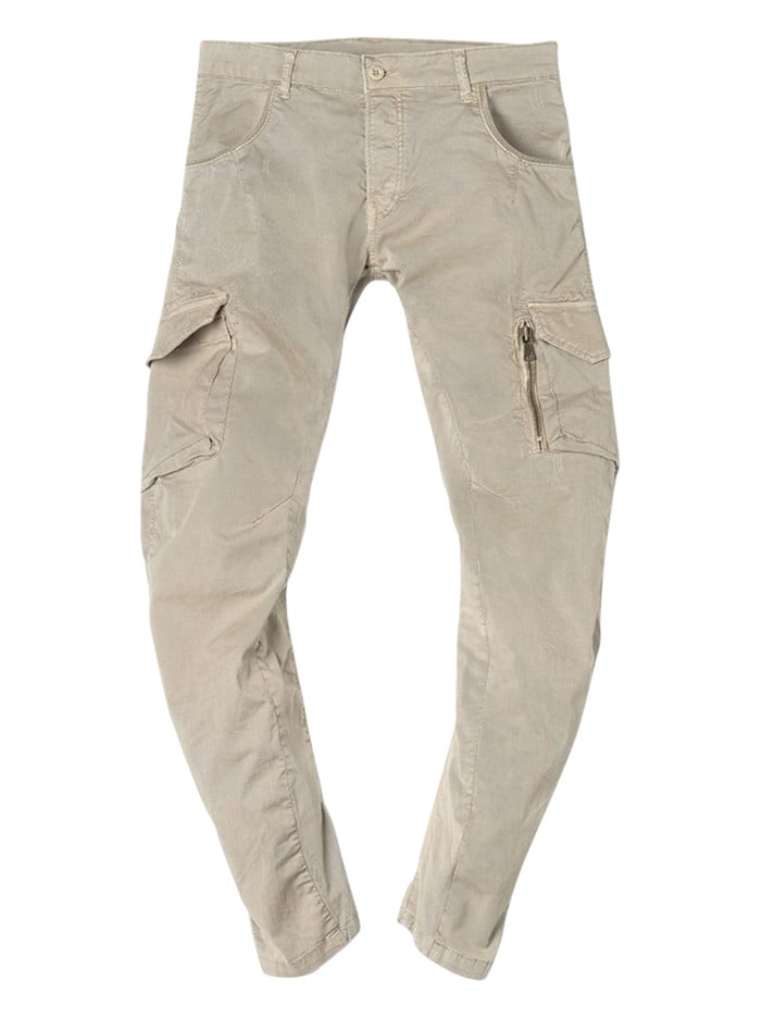 Pantalon slim style cargo...