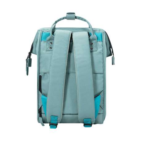Sac à dos vert d'eau zippé avec une poche avant zippée - Image 4