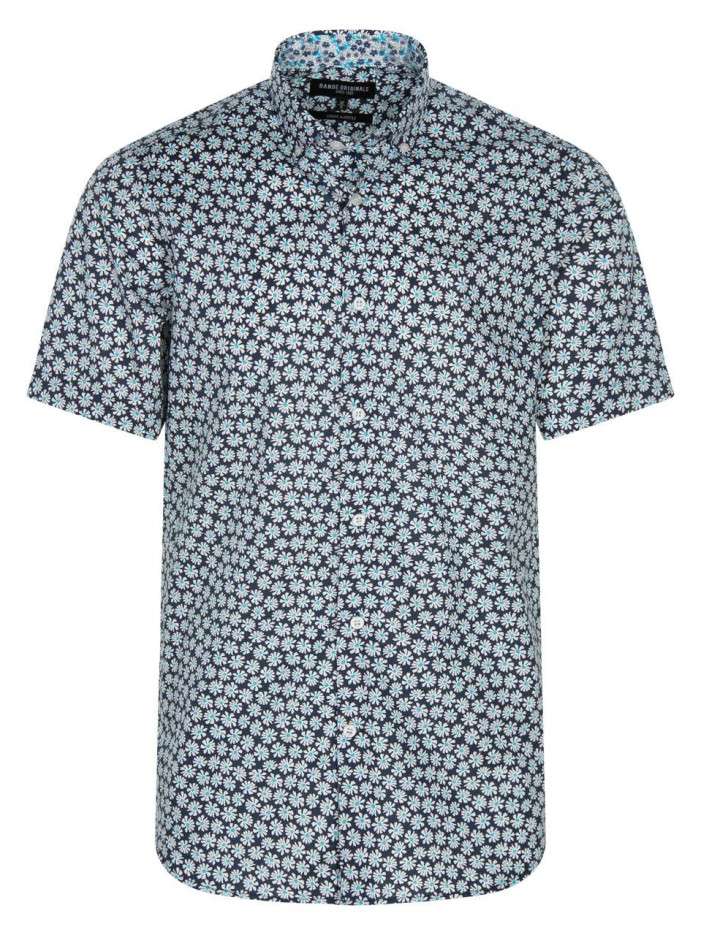 Chemise marine en coton...
