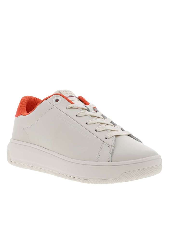 Baskets basses en cuir...