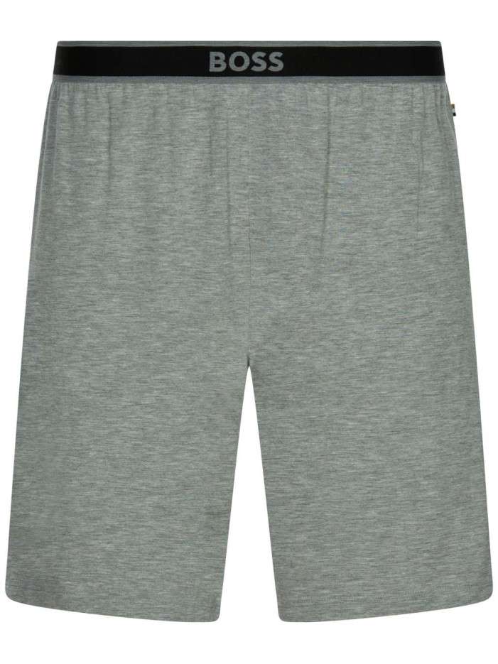Short de pyjama gris uni...