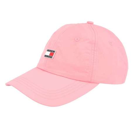 Casquette rose unie avec fermeture clip inox